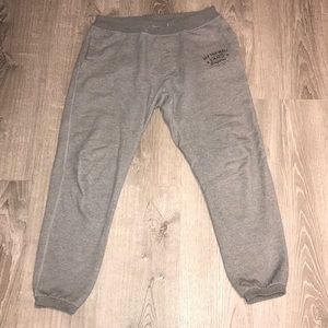 Grey vans sweat pants